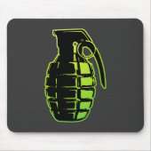 Handgranate - Grün Mousepad (Vorne)