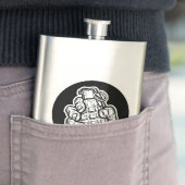 Handgranate im Stil von Comicen Flachmann (Beispiel)