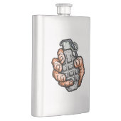 Handgranate im Stil von Comicen Flachmann (Rechts)