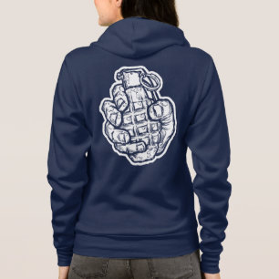 Handgranate im Stil von Comicen Hoodie