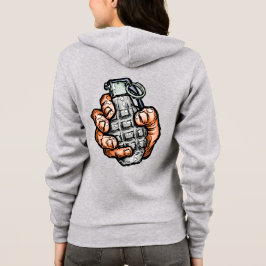 Handgranate im Stil von Comicen Hoodie