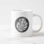 Handgranate im Stil von Comicen Jumbo-Tasse (Rechts)