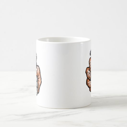 Handgranate im Stil von Comicen Kaffeetasse (Mittel)