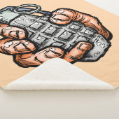 Handgranate im Stil von Comicen Sherpadecke (3/4)