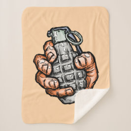 Handgranate im Stil von Comicen Sherpadecke