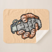 Handgranate im Stil von Comicen Sherpadecke (Vorderseite (Horizontal))