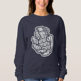 Handgranate im Stil von Comicen Sweatshirt