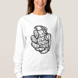 Handgranate im Stil von Comicen Sweatshirt
