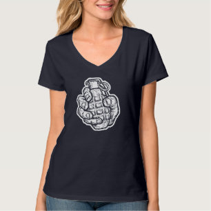 Handgranate im Stil von Comicen T-Shirt