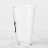 Handgranatvase aus Blume Glas (Links)