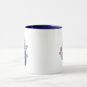 Handgranatvase aus Blume Tasse (Zentrum)