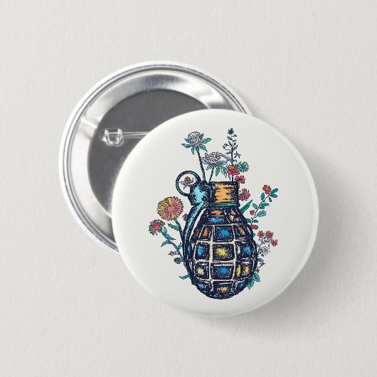 Handgranatvase von Blume Button (Vorne & Hinten)