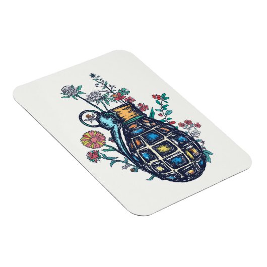 Handgranatvase von Blume Magnet (Rechte Seite)