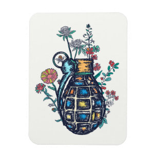 Handgranatvase von Blume Magnet