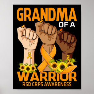 Handgranma eines Kriegers RSD CRPS-Bewusstsein Son Poster