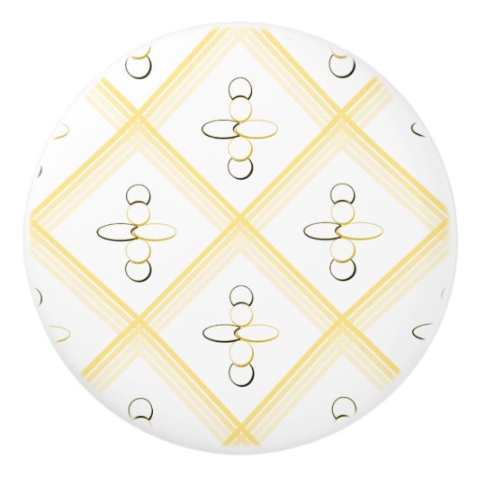 Handgriff aus Retro-Keramik Keramikknauf (Vorderseite)