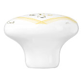 Handgriff aus Retro-Keramik Keramikknauf (Seitenansicht)