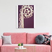 Handgriff eines Bischofskraches, Knochen Leinwanddruck (Insitu (Wohnzimmer))