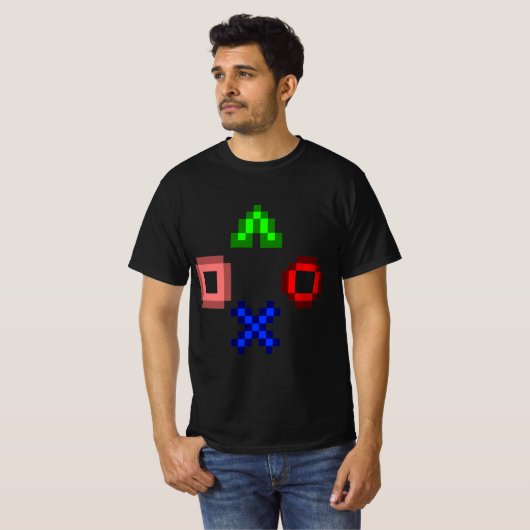 Handgriff ps4 PLaystation Game Controller T-Shirt (Vorne ganz)