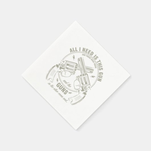 Handgun-Enthusiast-Waffengesetz Alles, was ich bra Serviette (Ecke)