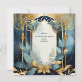 HANDHABUNG AQUAMARINER GOLD EINLADUNG (Rückseite)