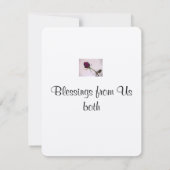 Handhabung Dankeschön Karte (Rückseite)