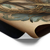 HANDHABUNG DER ZERTIFIKATION FLORAL CELTIC WICCA P POSTER (Ecke)