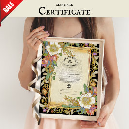 HANDHABUNG DER ZERTIFIKATION FLORAL CELTIC WICCA P POSTER