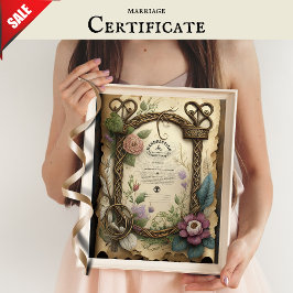HANDHABUNG DER ZERTIFIKATION FLORAL CELTIC WICCA P POSTER