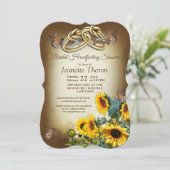 Handhabung des Brautparty Einladung (Stehend Vorderseite)