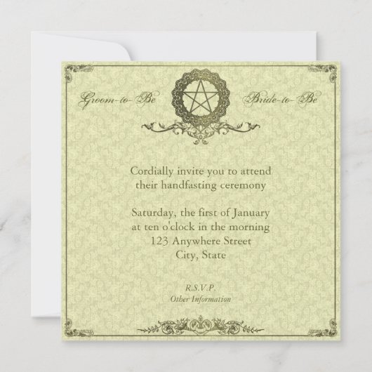 Handhabung Einladung (Rückseite)