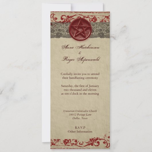 Handhabung Einladung (Vorderseite)