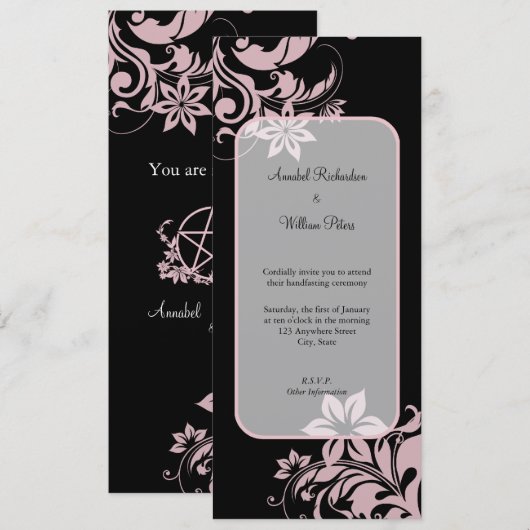 Handhabung Einladung (Vorne/Hinten)