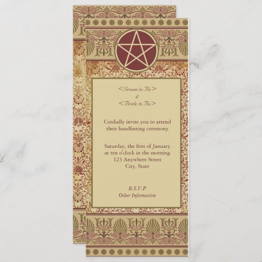 Handhabung Einladung (Vorne/Hinten)