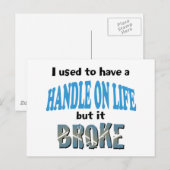 Handhabung im Leben Postkarte (Vorne/Hinten)