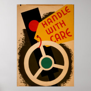 Handhabung mit 1943 WPA Vintage Poster