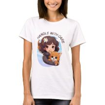 Handhabung mit Care-T-Shirt