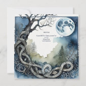 HANDHABUNG VON EINladungen GOTHISCHE FULLMOON CELT (Rückseite)