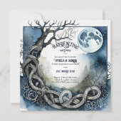 HANDHABUNG VON EINladungen GOTHISCHE FULLMOON CELT (Vorderseite)