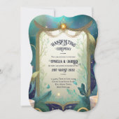 HANDHABUNG VON ERSUCHUNGEN GREEN GOLD ETHEREAL EINLADUNG (Vorderseite)