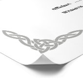 HANDHABUNGSBESCHEINIGUNG WICCA PAGAN WHITE 16X20 POSTER (Ecke)