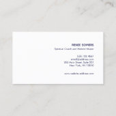 Handhaltung Holistische Herzmedizin Visitenkarte (Rückseite)