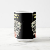 Handhaltung Hundert Dollar Scheine Geld Kunst Kaffeetasse (Mittel)
