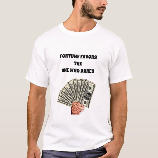Handhaltung Hundert Dollar Scheine Geld Kunst T-Shirt (Vorderseite)