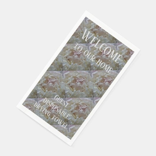 Handhandtuchbett von Peonys Serviette (Ecke)