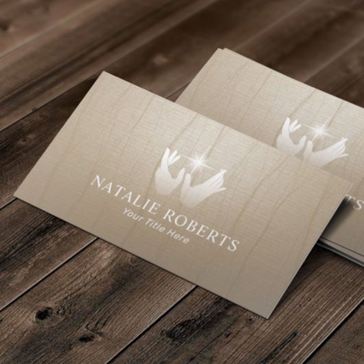 Handheilung Wellness Wellness-Center Massage Thera Visitenkarte