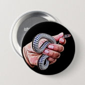 Handheld Baby Schlange Reptil Art Button (Vorne & Hinten)