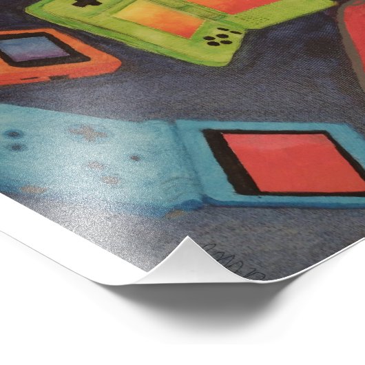 Handheld Consoles Print Fotodruck (Ecke)