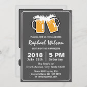 Handheld Game Funny Beers Bachelor Party Card Einladung (Vorne/Hinten)