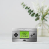 Handheld-Imitate für Videospiele sehen Business au Visitenkarte (Stehend Vorderseite)